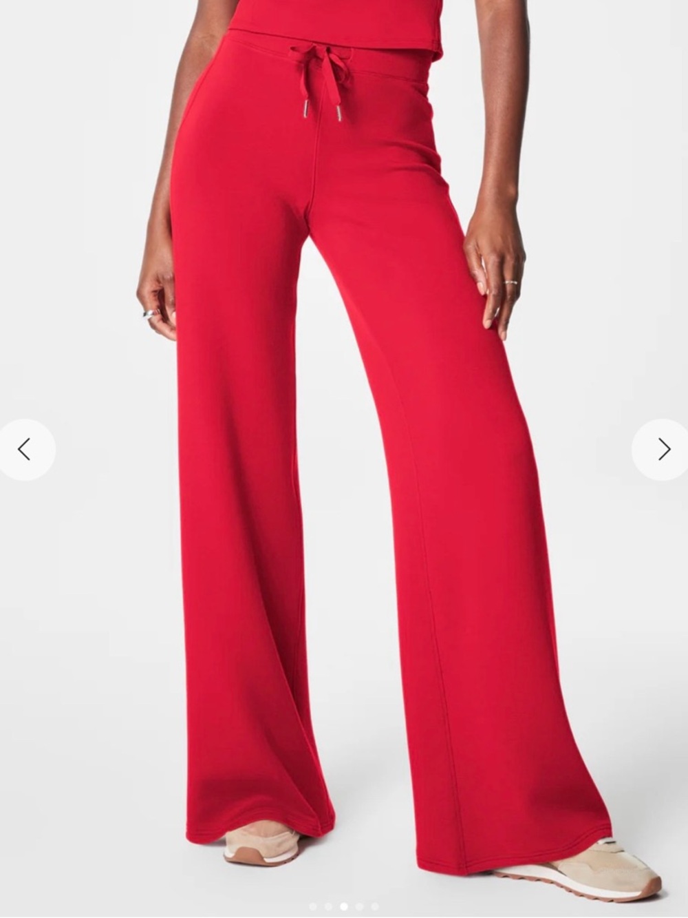 SPANX Red Relaxed Turtleneck Sweatshirt & Pants Set - Picture 3 of 4